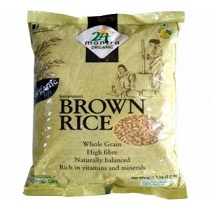 24 Lm Brown Organic Rice Sonamasuri Raw