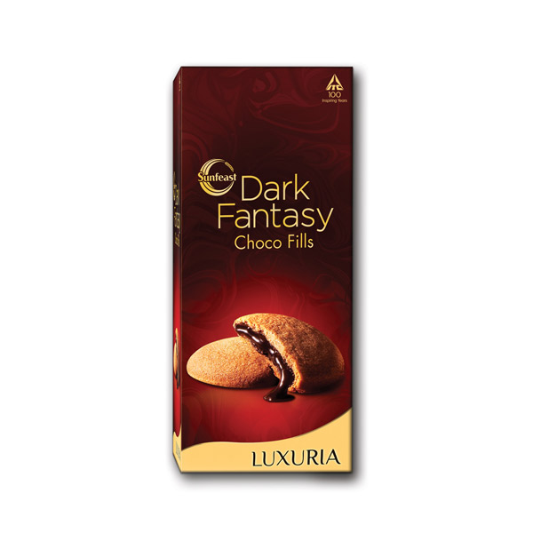 Sunfeast Dark Fantasy Biscuits Choco Fills-Luxuria