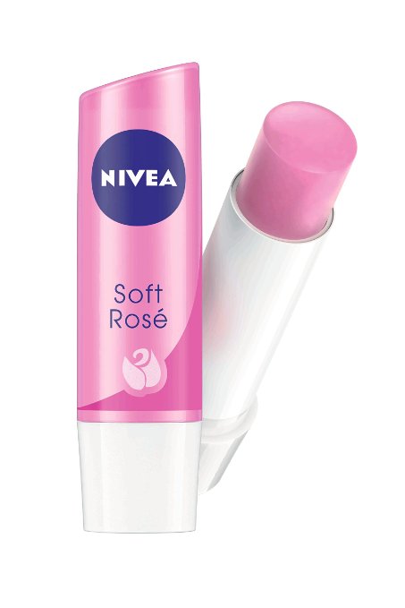 nivea lip care soft rose