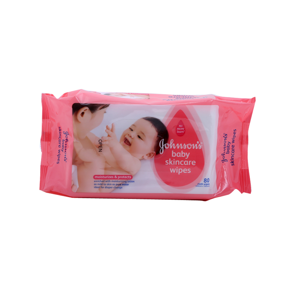 Johnsons Baby Skincare Wipes Moisturizes & Protects