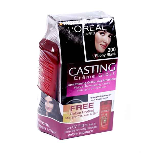Loreal Casting Hair Creme Gloss No.200-Ebony Black