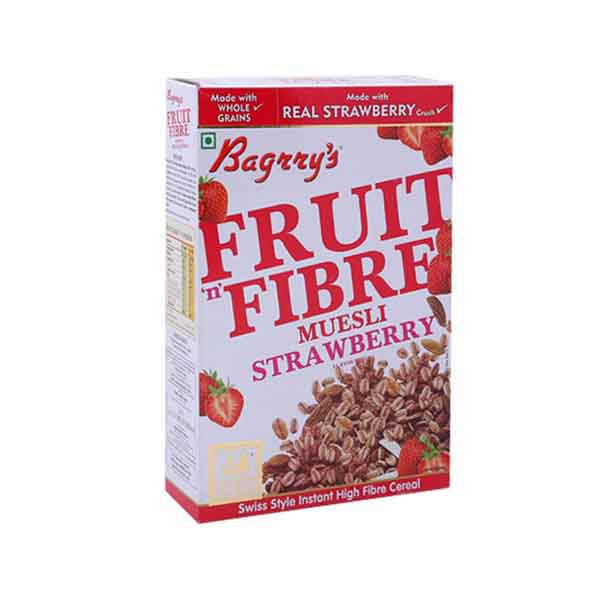 Bagrry's Fruit N Fibre Muesli Strawberry