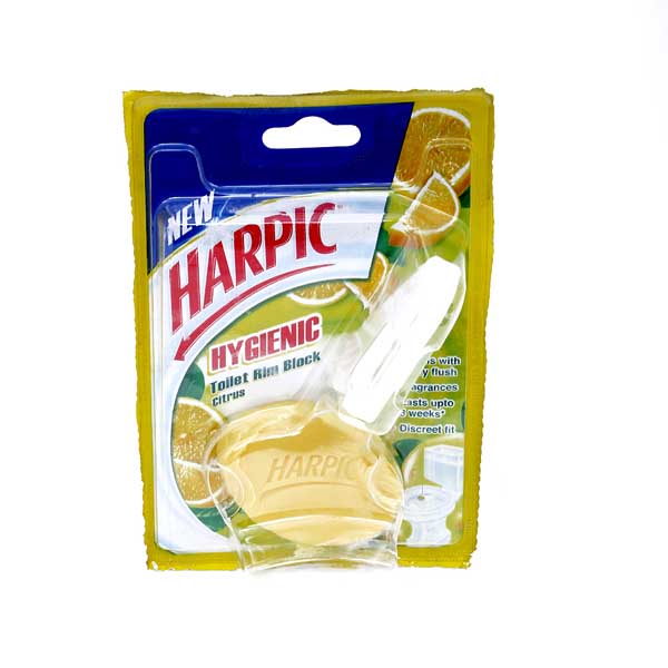 Harpic Hygienic-Toilet Rim Block Citrus
