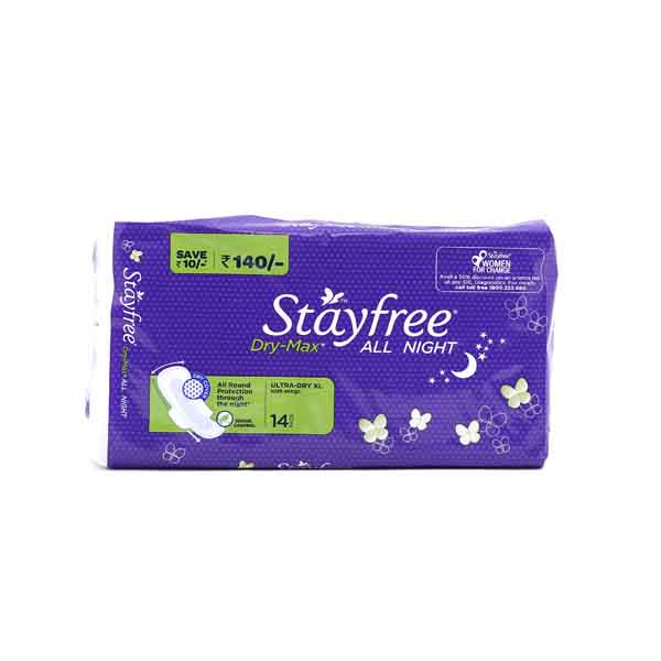 Stayfree Dry Max Pads Ultra Thins-All Night