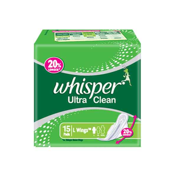 Whisper Ultra Pads Regular Wings