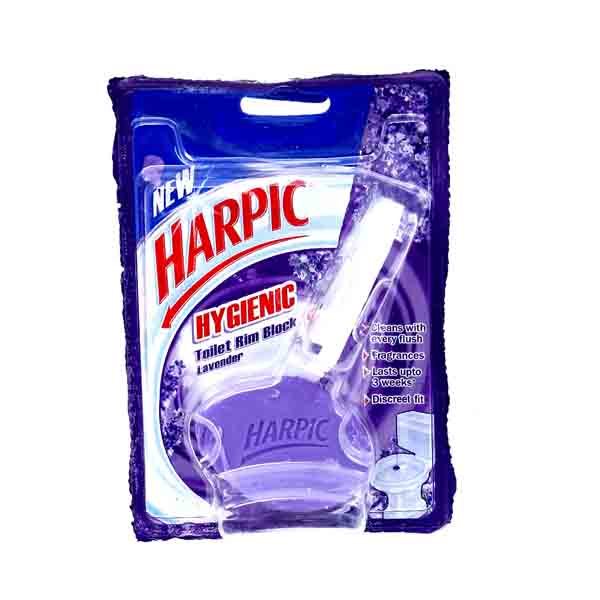 Harpic Hygienic-Toilet Rim Block Lavender