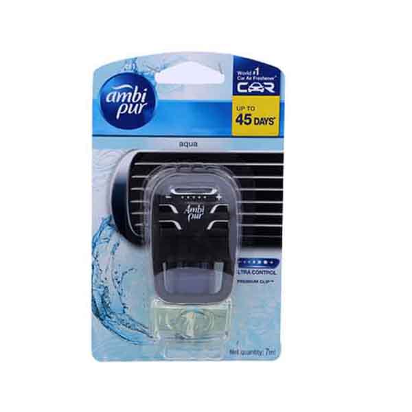 Ambipur Car Perfume Startup Kit Aqua