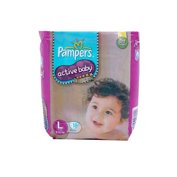 Pampers Active Baby Diapers L