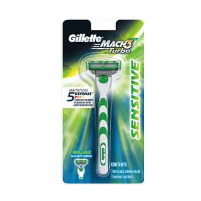 Gillette Mach3 Turbo Razor Sensitive