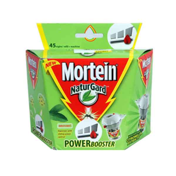 Mortein Power Booster-Naturgard Machine+Refill