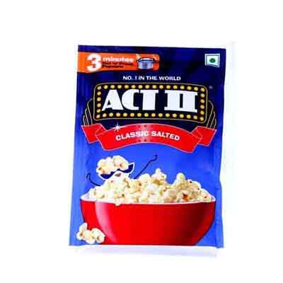 Act II popcorn classic salty Quick
